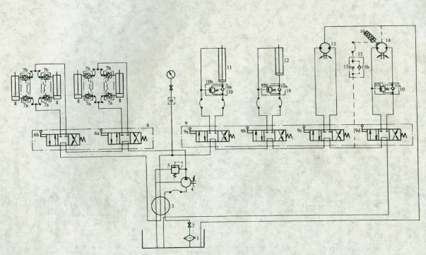 Qz-5-13型汽車起重機(jī)液壓系統(tǒng)